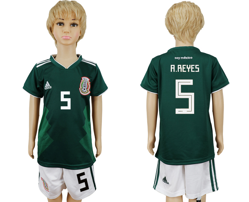 2018 maillot pour enfants MEXICO CHIRLDREN #5 A.REYES